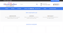 Desktop Screenshot of lequilters.com