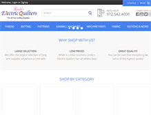 Tablet Screenshot of lequilters.com